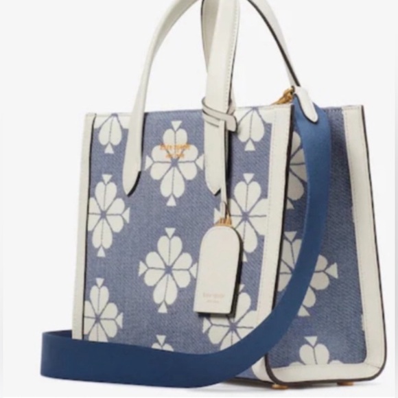 Kate Spade NWT Spade Flower Canvas Manhattan Small Tote R$398 w/ Dustbag - Picture 6 of 9